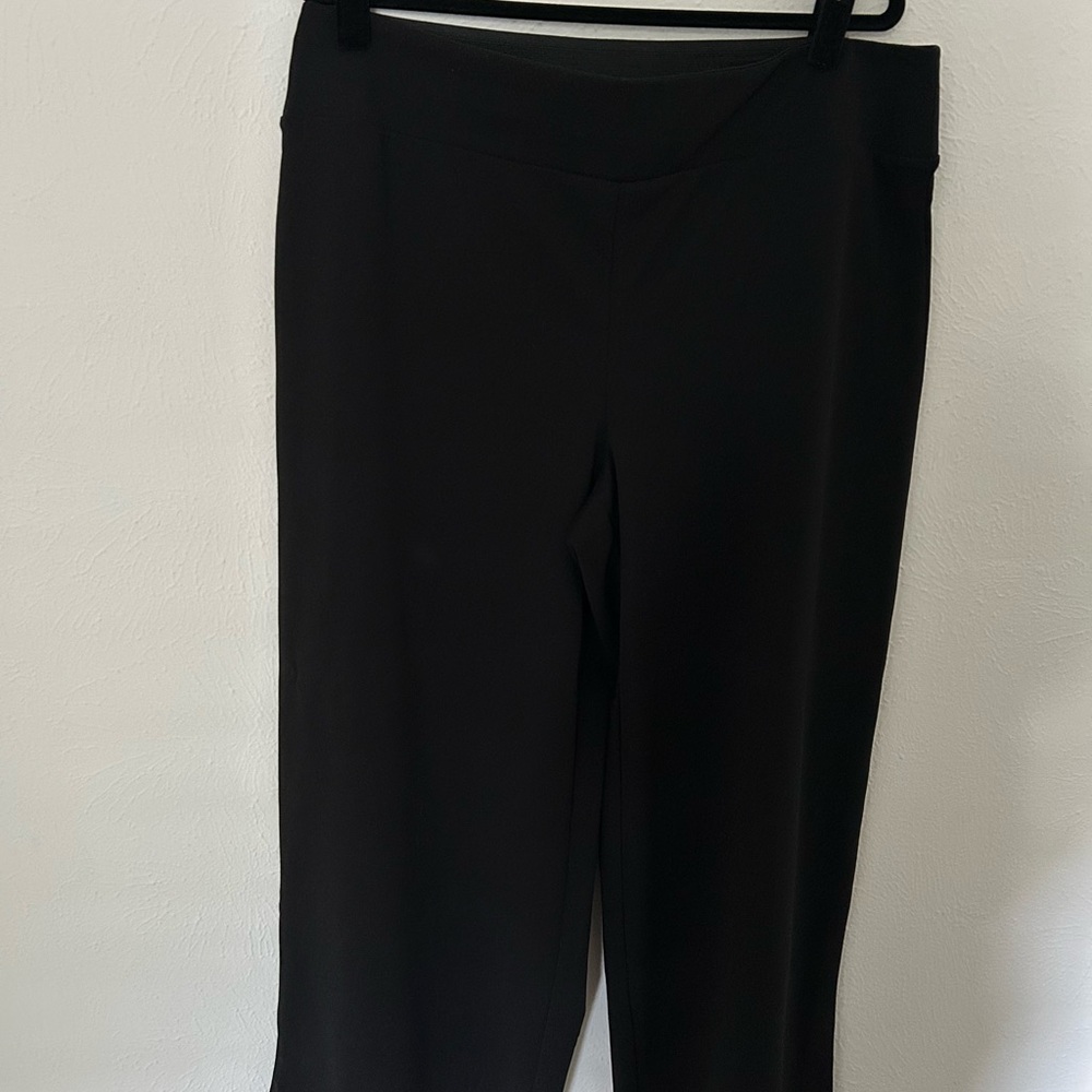 Classic Black Women's Wide  Leg Dress Pant